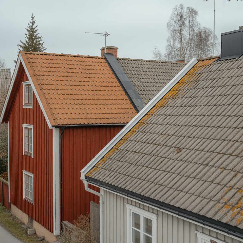 betongpannor eller lertegel jamforelse av kostnad och hallba