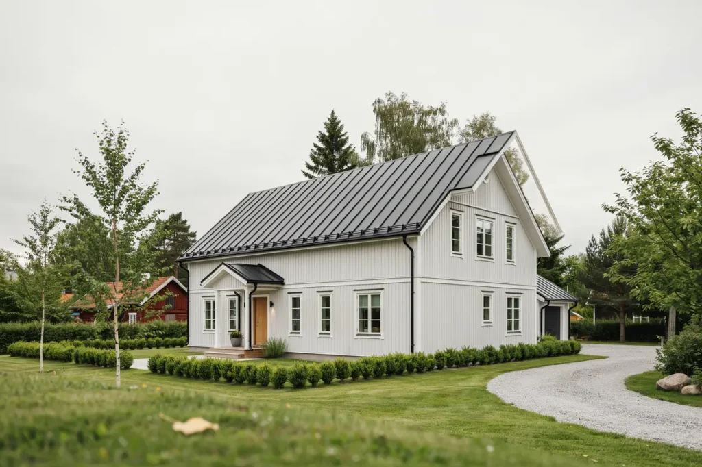 takrenovering med nytt ytskikt p villa i tuve